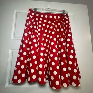 Red Polka Dot Skirt - perfect for Disney!